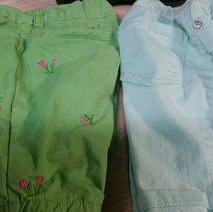 SOLD*Gymboree Girls shorts sz 6 bundle adjust.wais